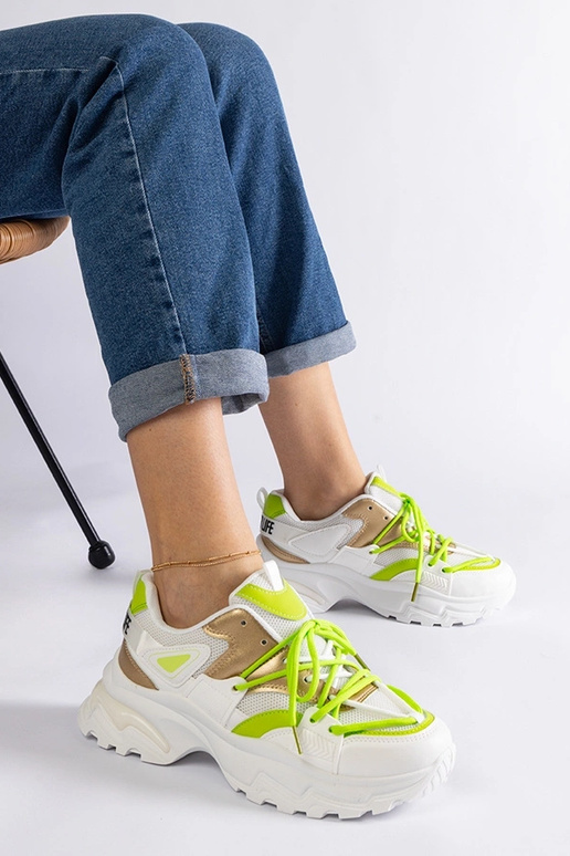 Biele športové tenisky Sulamita