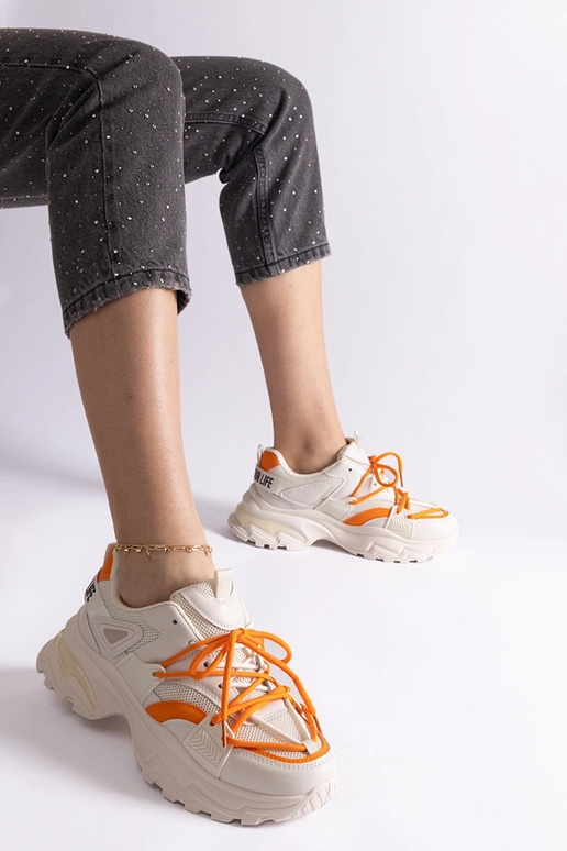 Béžové športové tenisky Sulamita