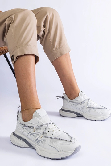 Biele dámske tenisky s...