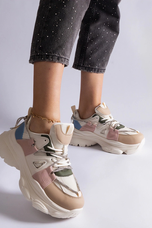 Viacfarebné dámske športové tenisky...