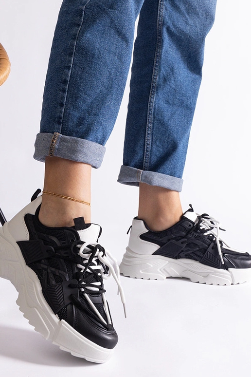 Čierne dámske športové tenisky Alva