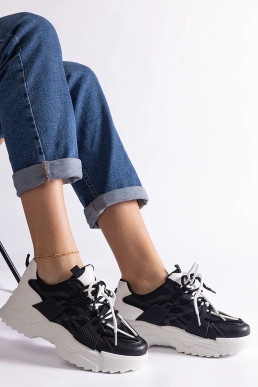 Čierne dámske športové tenisky Alva