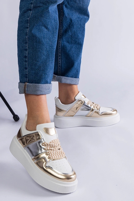 Zlaté tenisky Kimberly so...