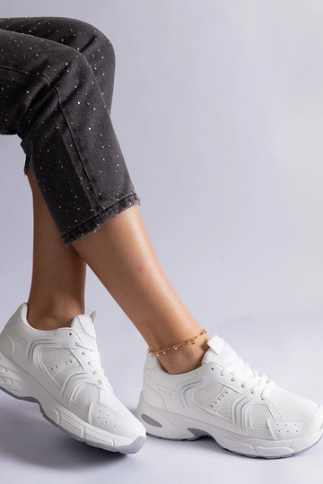 Biele športové tenisky Ena 2