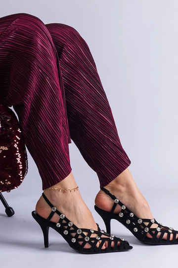 Čierne zapletané sandále s... 2