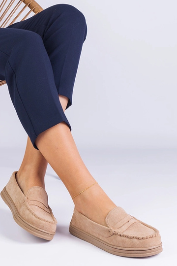 Pieskové dámske topánky z...