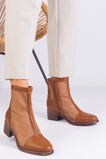 Hnedé sieťované členkové... 2