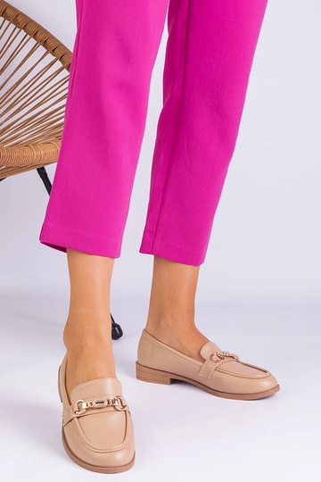 Béžové dámske mokasíny so... 2