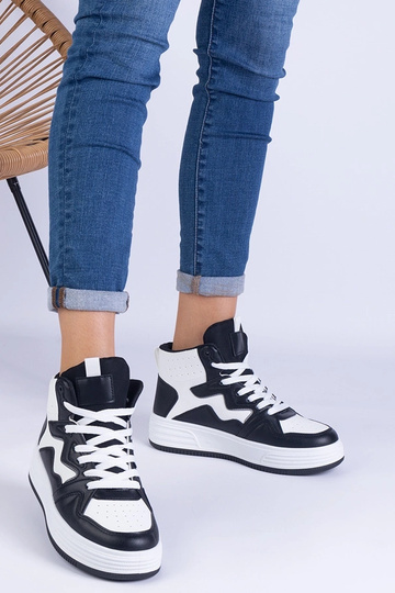 Čiernobiele dámske športové... 2