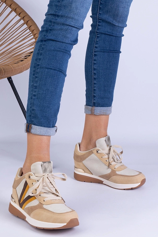 Hnedé dámske tenisky so skrytým...