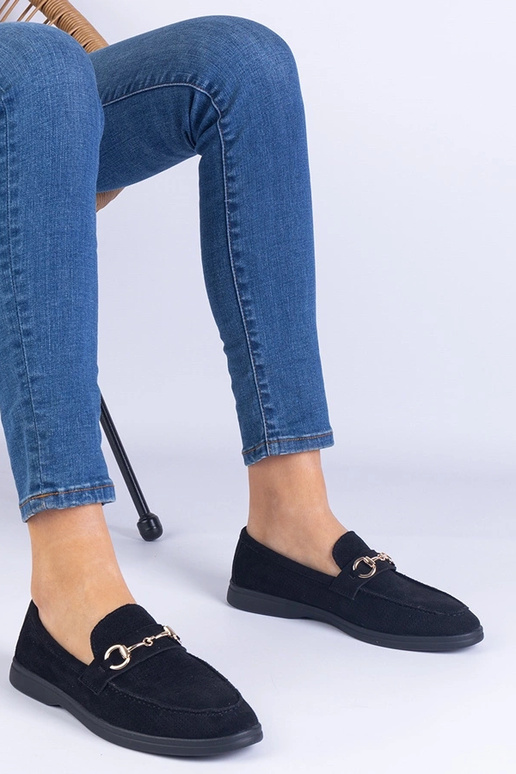 Čierne ažúrové topánky z umelej...