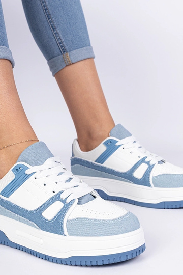 Modré dámske športové sneakersy Pretta 2