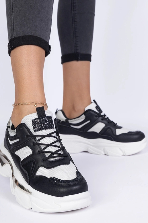 Čierne dámske športové tenisky Prutto