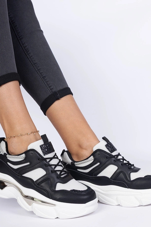 Čierne dámske športové tenisky Prutto