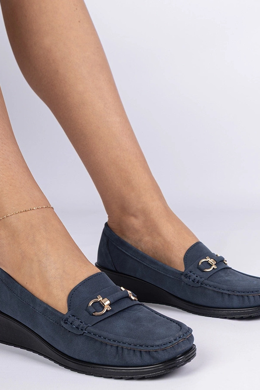 Námornícke dámske mokasíny na...