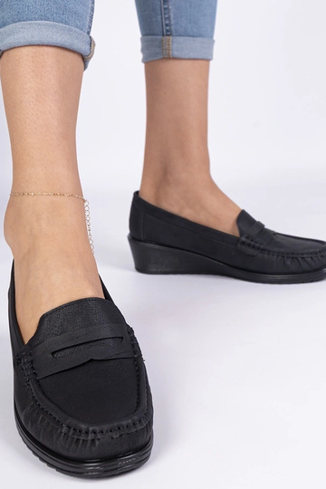 Čierne dámske mokasíny na...