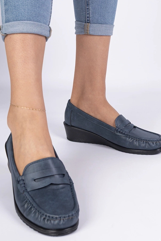 Námořnické dámske mokasíny na...