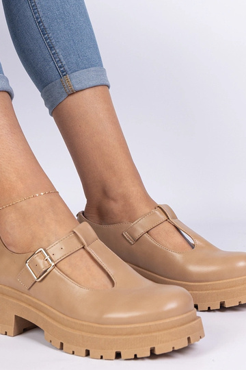 Hnedé topánky s platformou... 2