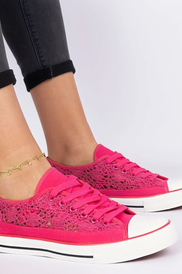 Ružové dámske ażurowé... 2