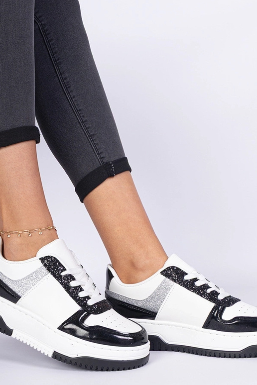 Čierne dámske tenisky na hrubej...