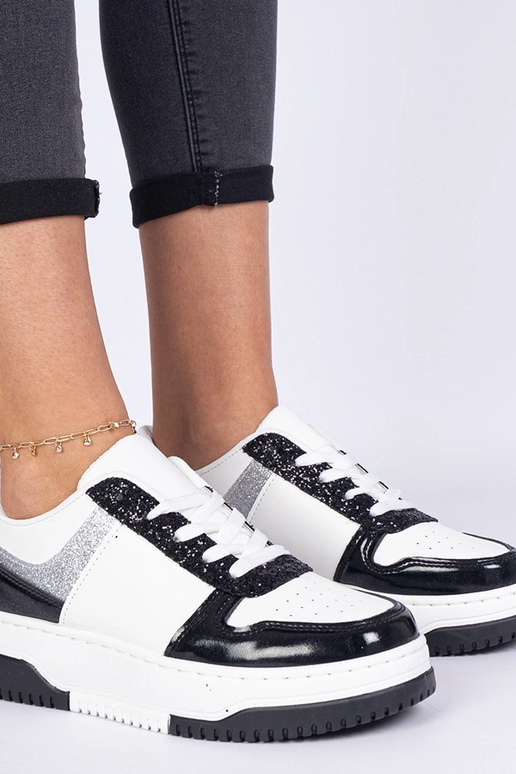 Čierne dámske tenisky na hrubej...