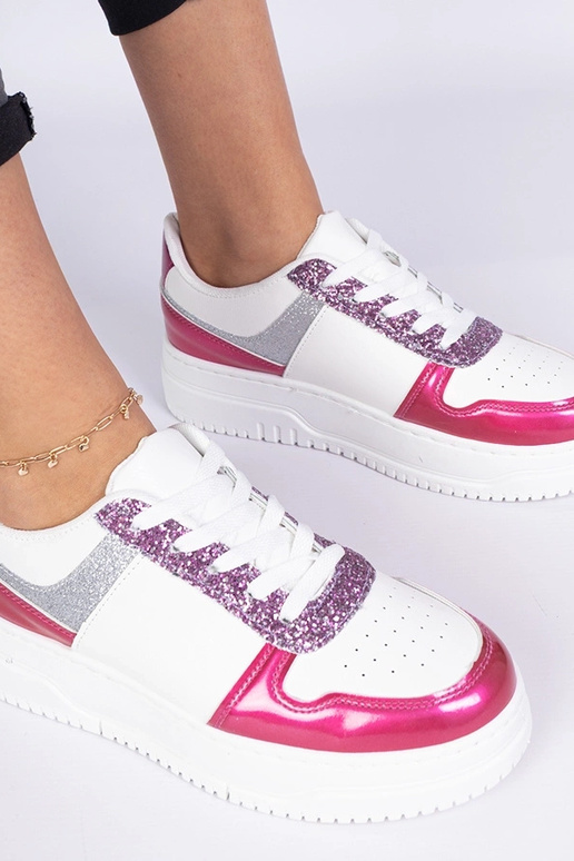 Ružové dámske tenisky na hrubej...