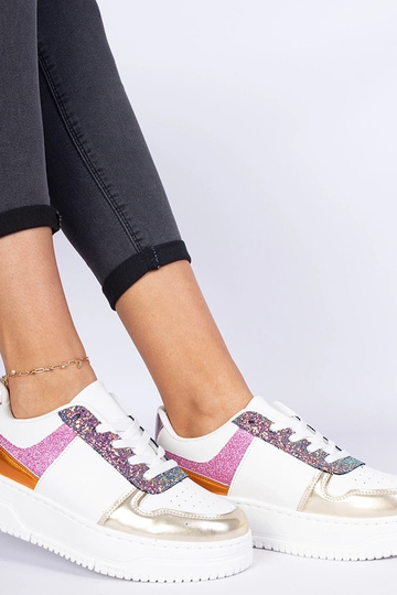Wielokolorové dámske sneakersy na hrubej podrážke Dolla