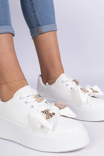 Biele dámske sneakersy... 2
