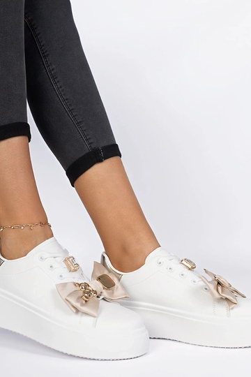 Bielo-zlaté dámske...