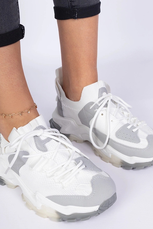 Biele dámske sneakersy so...