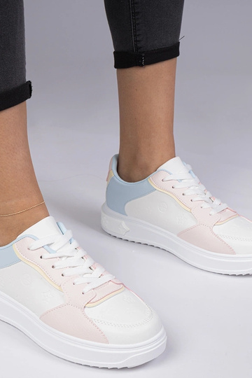 Biele-ružové športové...