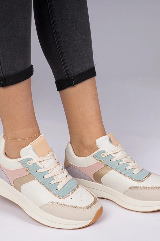 Viacfarebné dámske tenisky s...