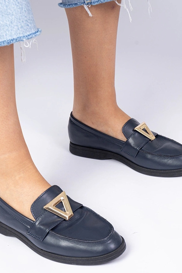Námornícke dámske mokasíny s elegantnou ozdobou Viletta