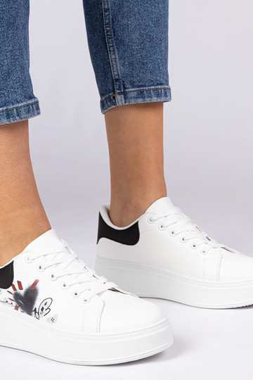 Bielo-čierne dámske...