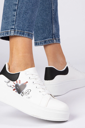 Bielo-čierne dámske... 2