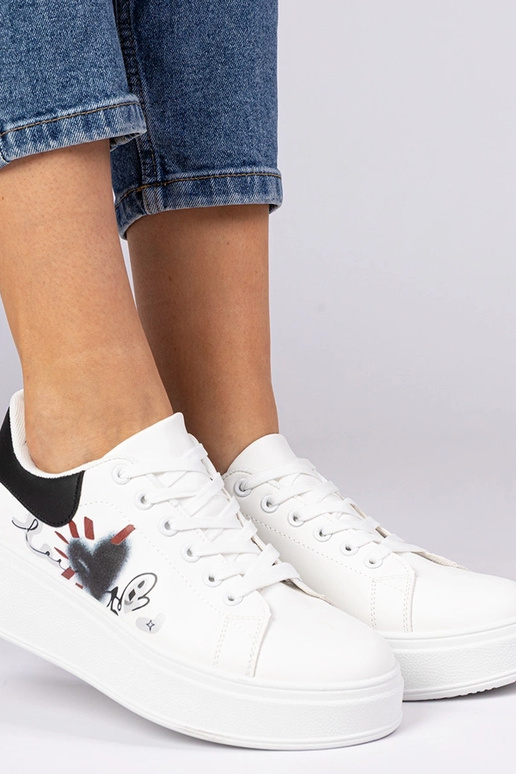 Bielo-čierne dámske športové tenisky...