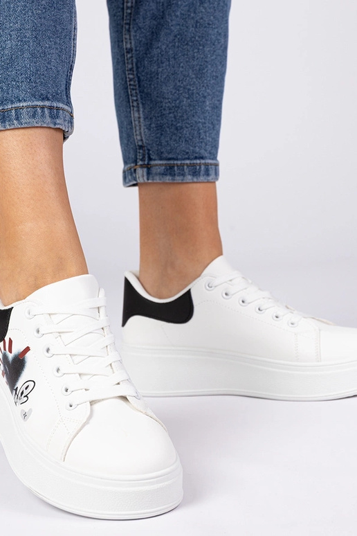 Bielo-čierne dámske športové tenisky...