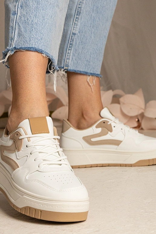 Biele dámske športové tenisky Seisha