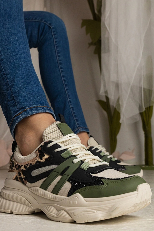 Zelené dámske športové tenisky s...