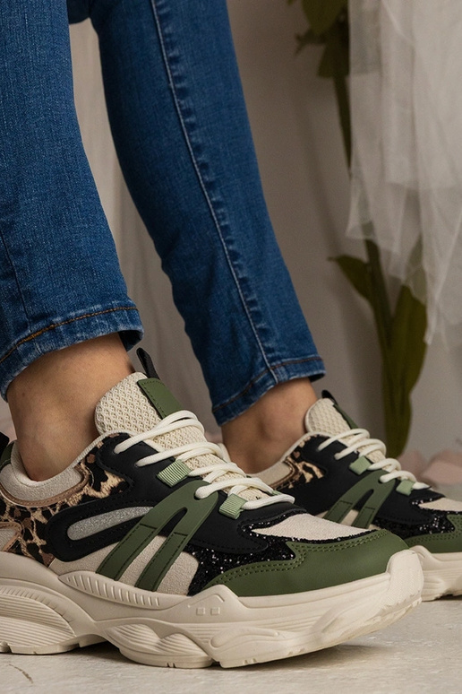 Zelené dámske športové tenisky s...