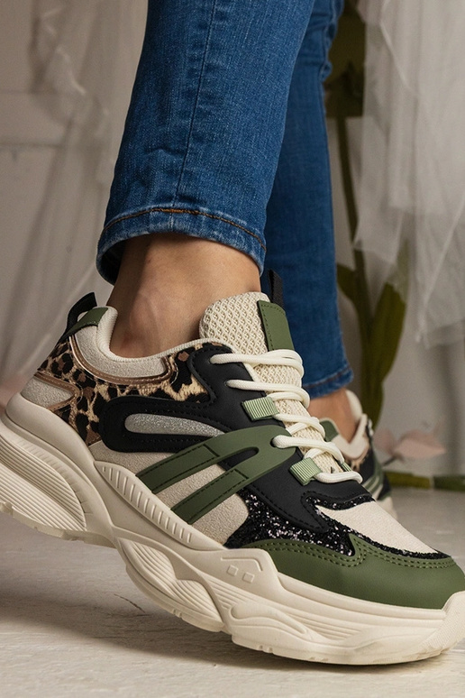 Zelené dámske športové tenisky s...