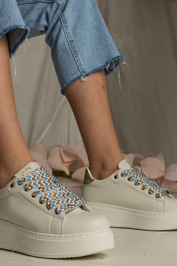 Béžové dámske tenisky s... 2