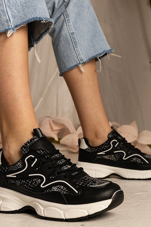 Čierne dámske športové tenisky Maurita