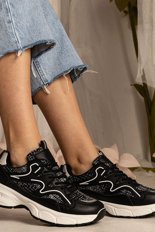 Čierne dámske športové tenisky Maurita