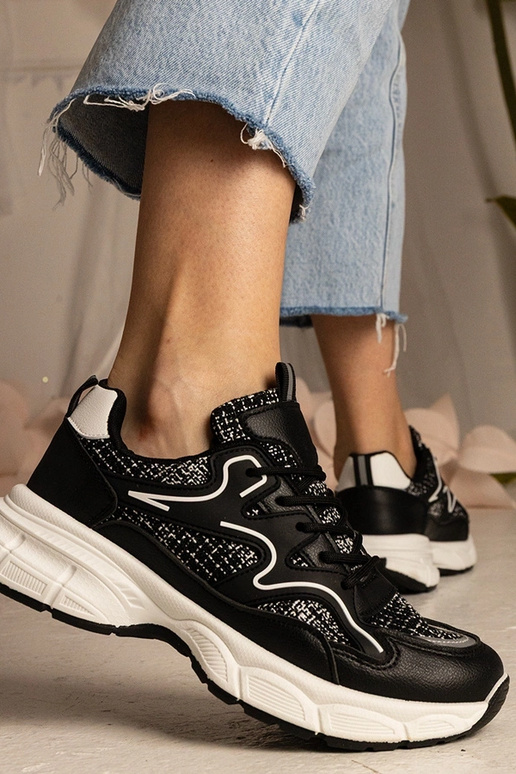 Čierne dámske športové tenisky Maurita