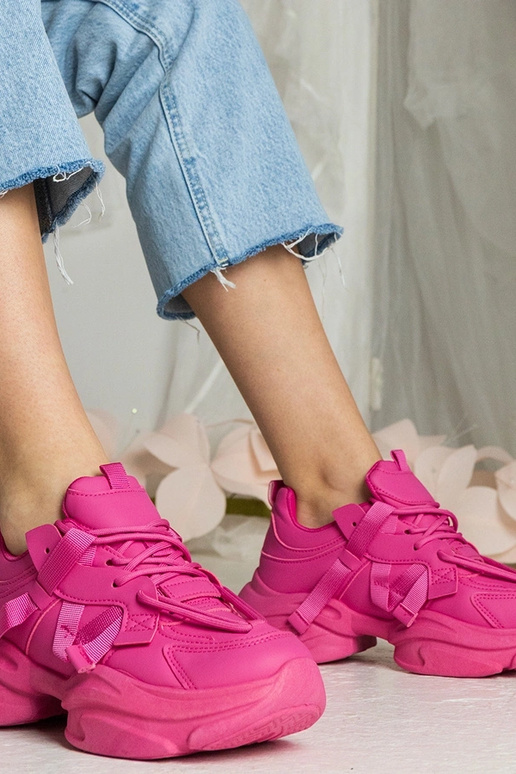 Ružové dámske masívne športové...