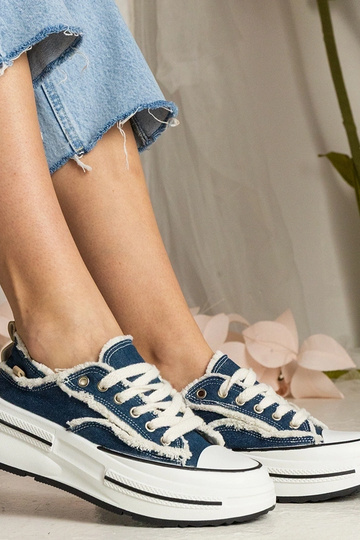 Modré dámske tenisky na... 2