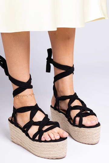 Čierne espadrilky dámske na...