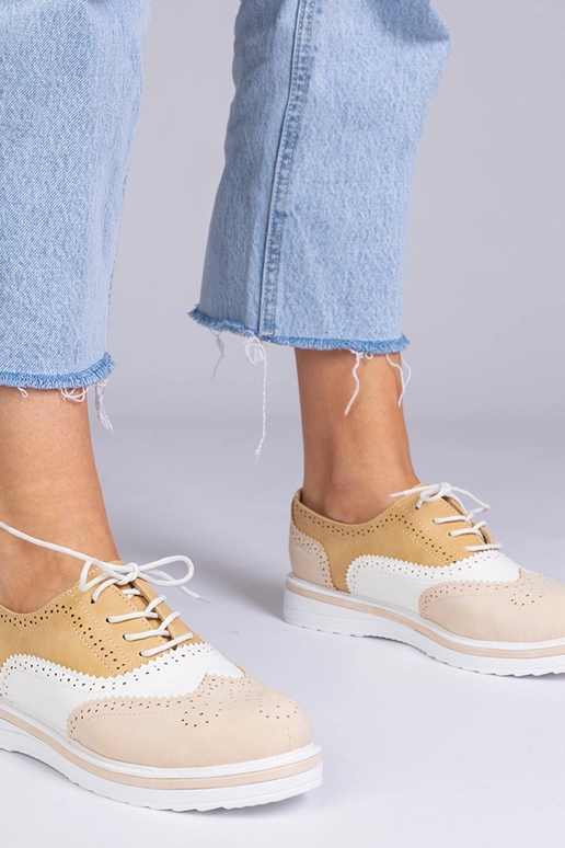 Pieskové klasické oxfordky, „Toddi"