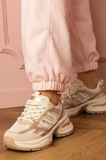 Pieskové dámske tenisky na...